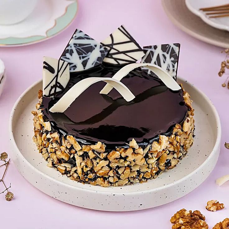 Decadent dark chocolate ganache drip cake